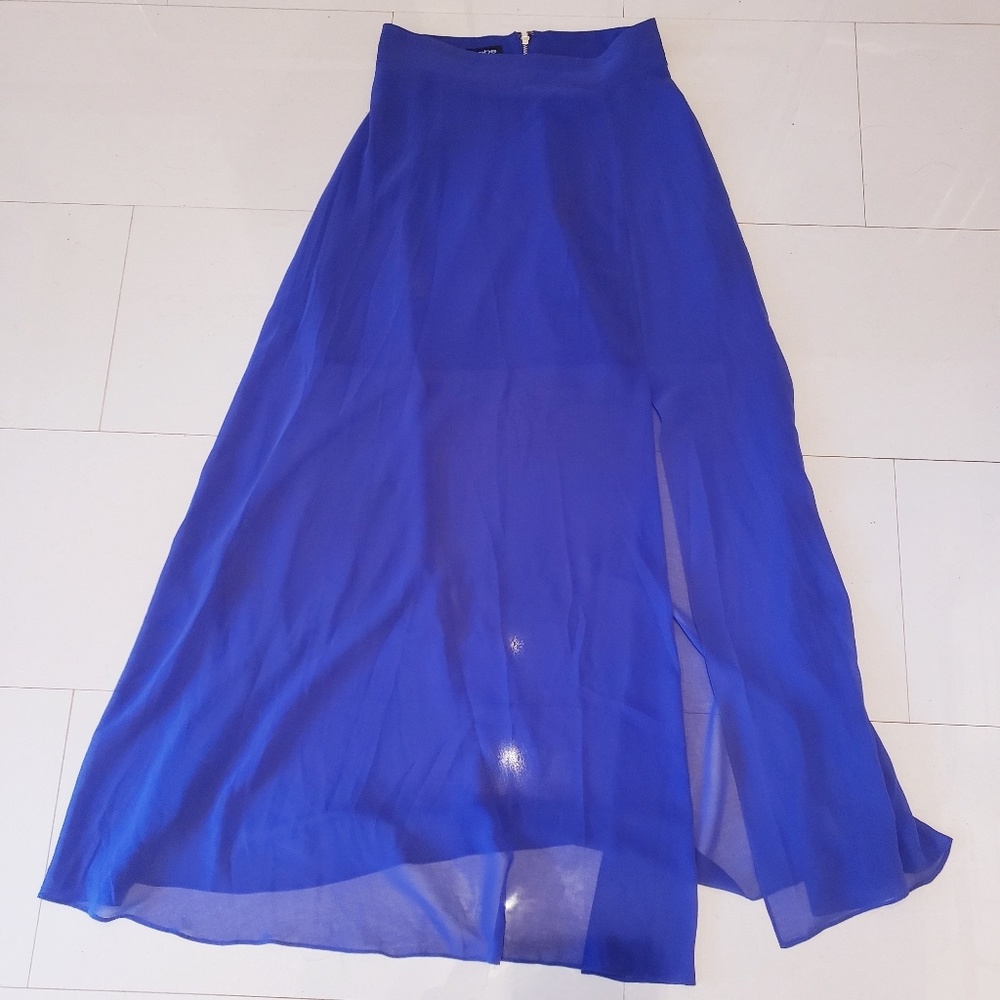 Elegant Blue Women's Skirt